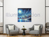 Toronto Digital Cityscape Print – Moonlight Skyline Wall Art, Instant Download