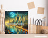 New York Moonlight Memory – Digital Print | Instant Download