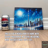 Toronto Digital Cityscape Print – Moonlight Skyline Wall Art, Instant Download